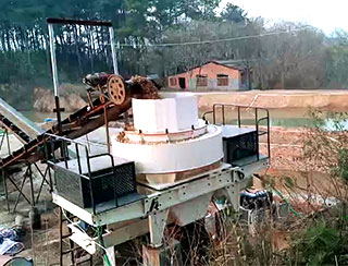 河卵石破碎制沙生產(chǎn)線