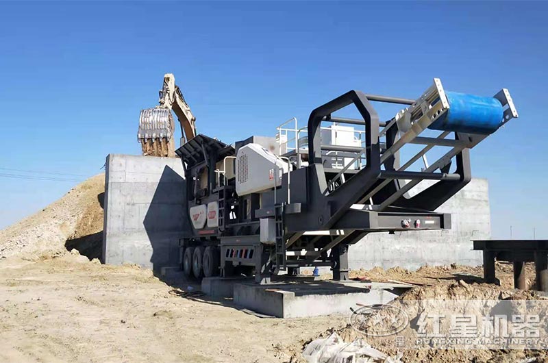 安徽250TPH鐵礦石粗破移動(dòng)式破碎機(jī)