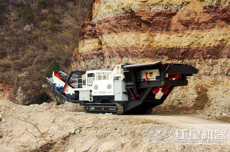 三合一履帶移動式破碎機實拍 三合一履帶移動式破碎機實拍