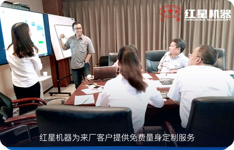 用戶到車間參觀石頭制沙設(shè)備