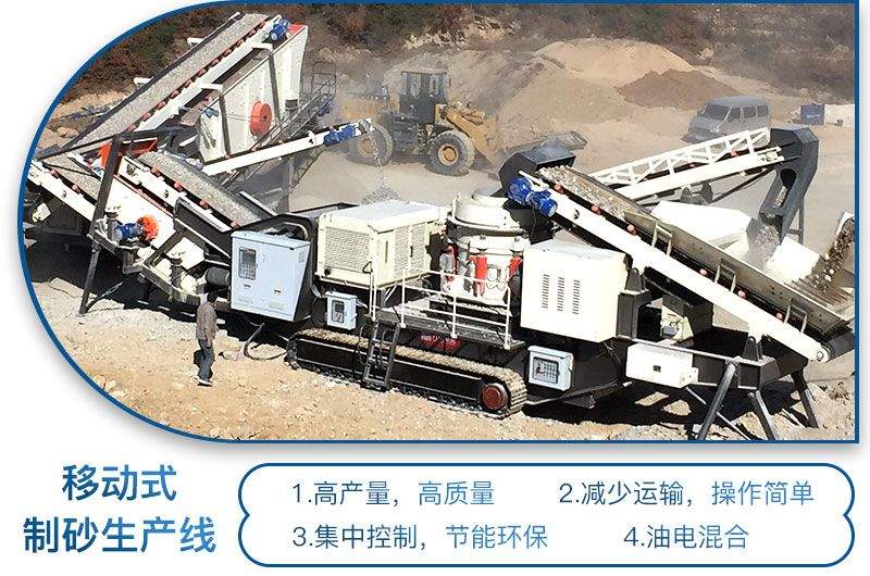 移動(dòng)制砂生產(chǎn)線(xiàn)