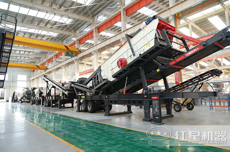 移動(dòng)式破碎站廠家車(chē)間實(shí)拍