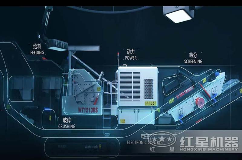 履帶移動(dòng)反擊式破碎機(jī) 履帶移動(dòng)反擊式破碎機(jī)