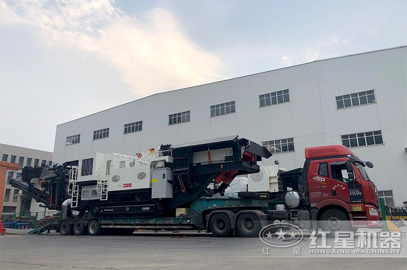 移動破碎機全套設(shè)備整裝發(fā)貨 移動破碎機全套設(shè)備整裝發(fā)貨