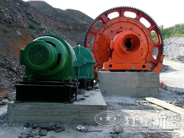 棒磨式制砂機(jī)現(xiàn)場