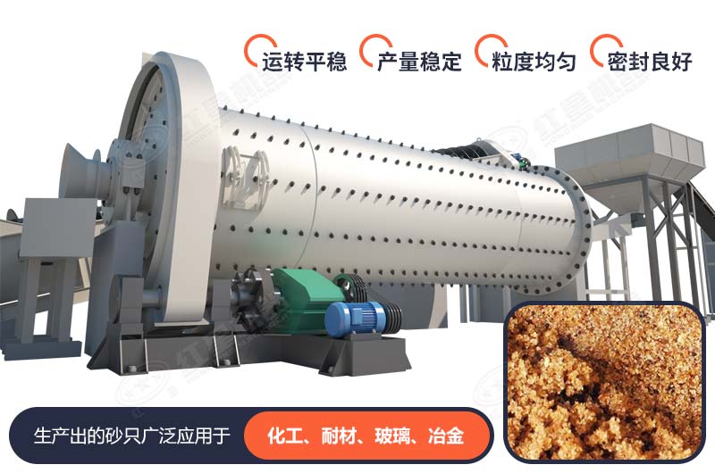 棒磨制砂機(jī)優(yōu)勢