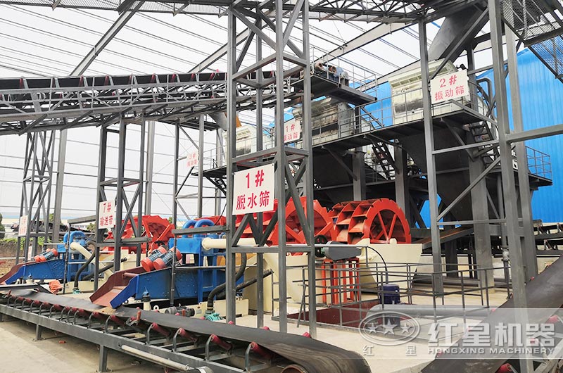 洗沙加工客戶現(xiàn)場(chǎng)實(shí)拍