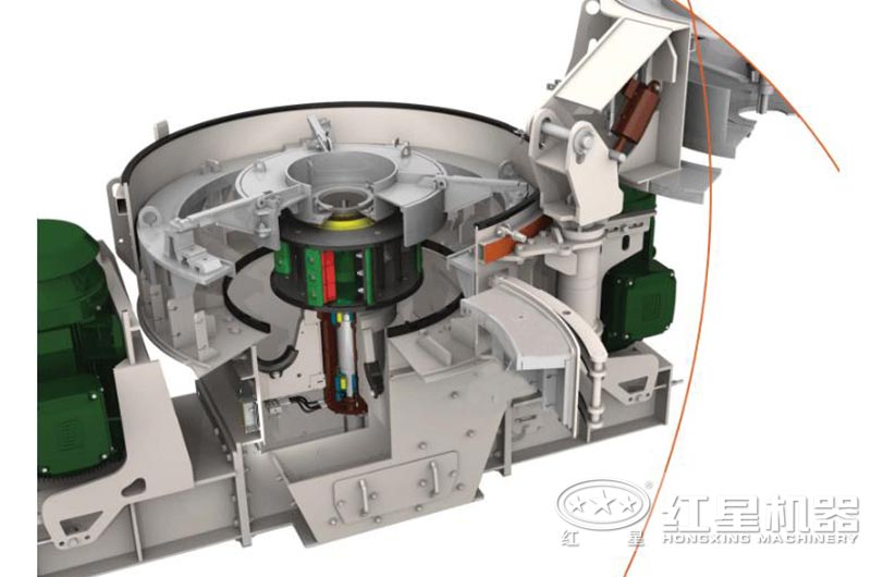 方解石制砂機(jī)內(nèi)部結(jié)構(gòu)