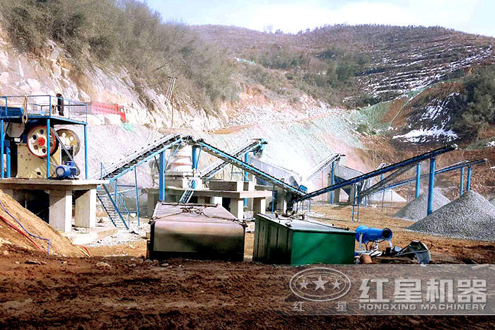 大理石破碎生產(chǎn)線