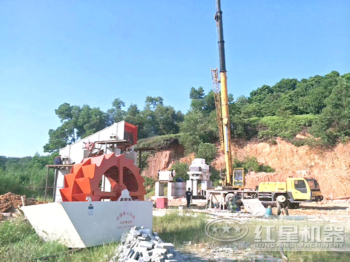 洗沙生產(chǎn)線搭建