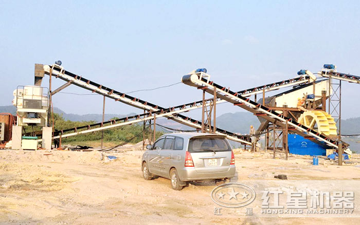 HVI制砂機(jī)配置輪斗洗砂機(jī)