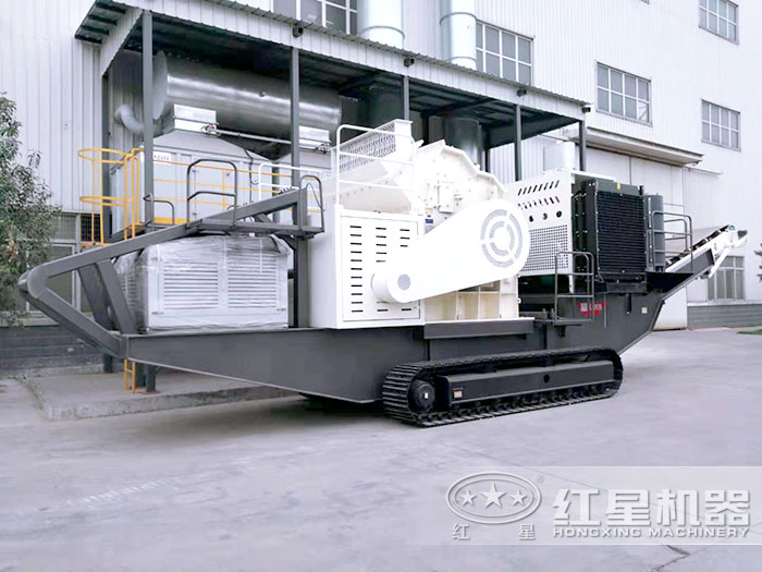 移動(dòng)破碎機(jī)搭載細(xì)碎機(jī) 移動(dòng)破碎機(jī)搭載細(xì)碎機(jī)