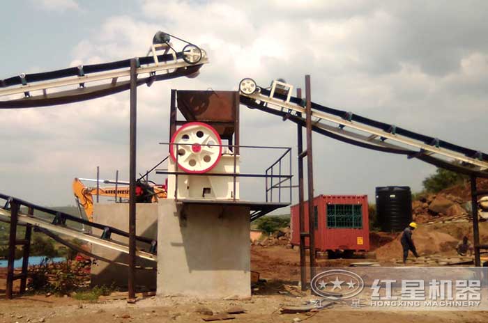 打石頭生產(chǎn)線現(xiàn)場(chǎng)