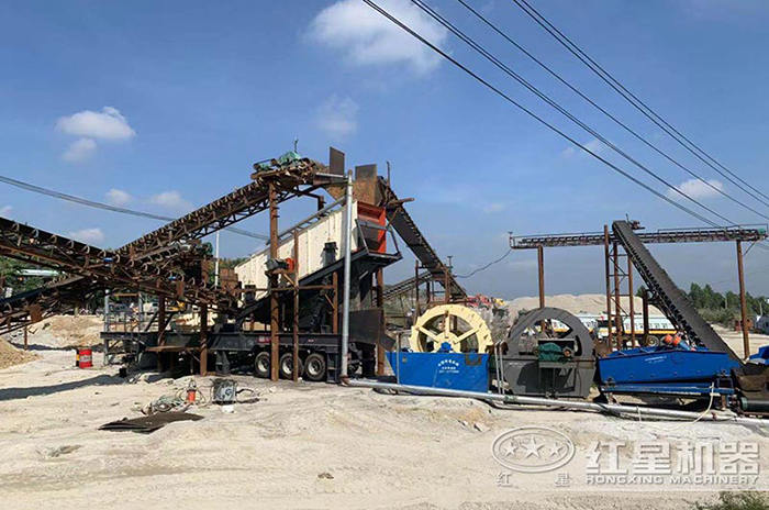 福建移動(dòng)式制砂生產(chǎn)線