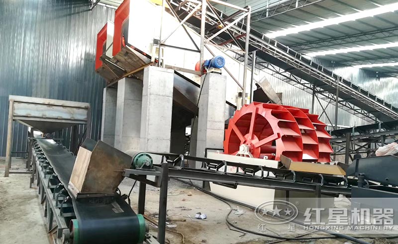 客戶洗砂機(jī)安裝現(xiàn)場(chǎng)