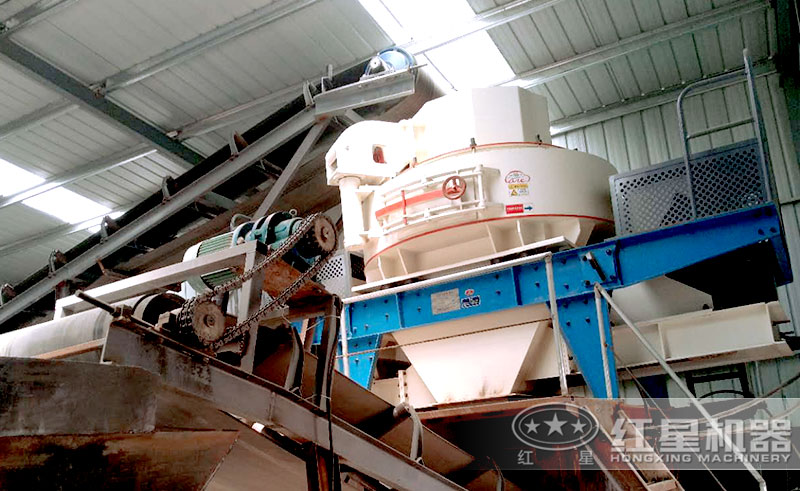 固定式河石制砂機(jī)客戶現(xiàn)場(chǎng)