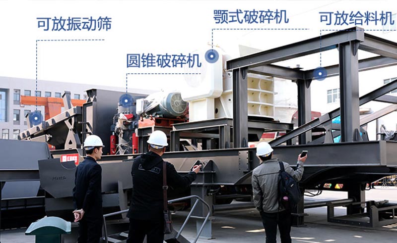 移動(dòng)式破碎機(jī)可自由搭配組合方式