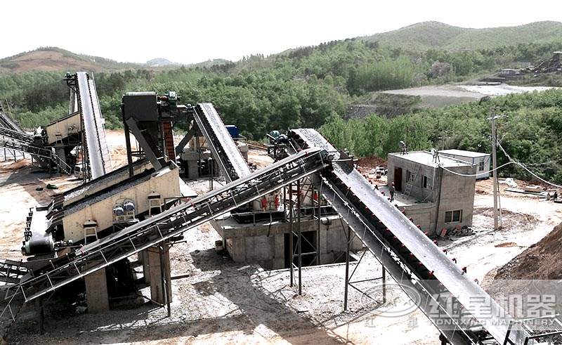 固定式人工制砂現(xiàn)場