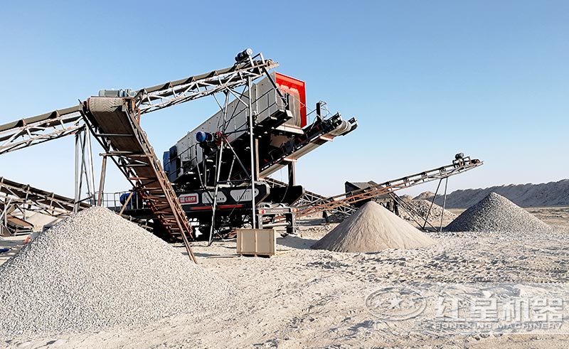 時產(chǎn)200噸的可以移動的河卵石制砂機