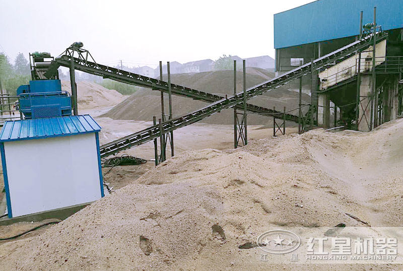 制沙現(xiàn)場