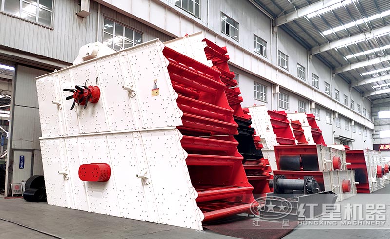 將大小物料進行區(qū)分的振動篩 將大小物料進行區(qū)分的振動篩