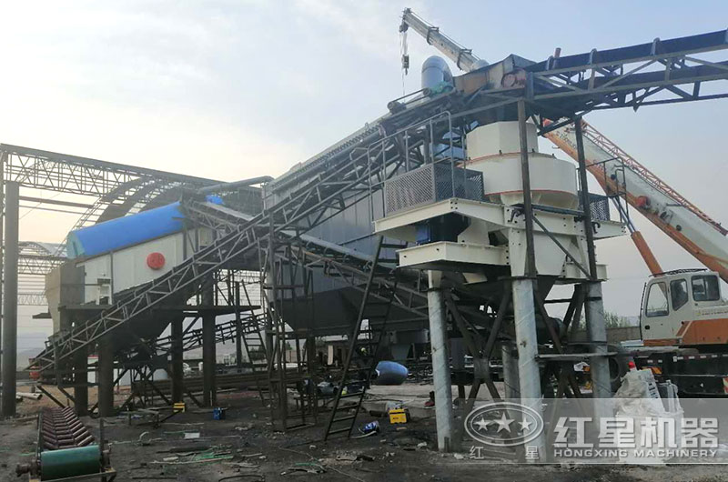 湖南株洲鵝卵石制砂現(xiàn)場(chǎng)