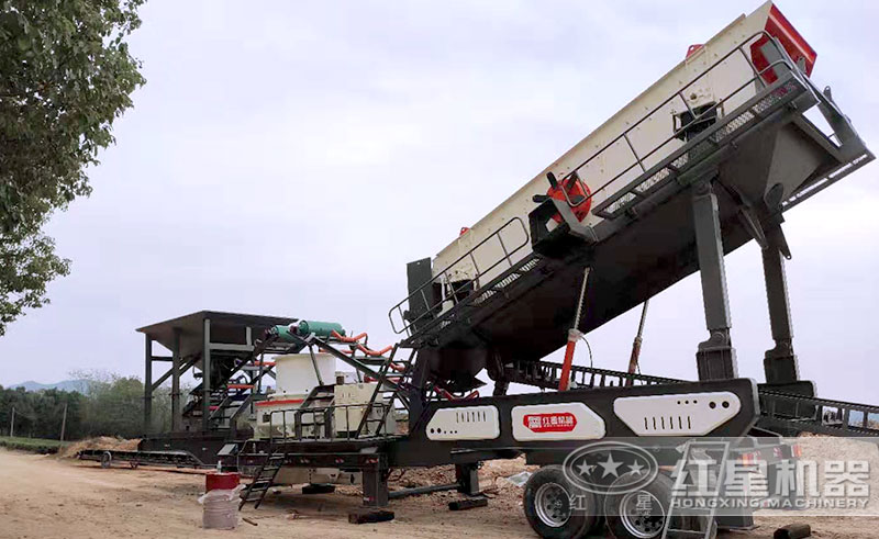 移動(dòng)式制砂機(jī)發(fā)貨圖