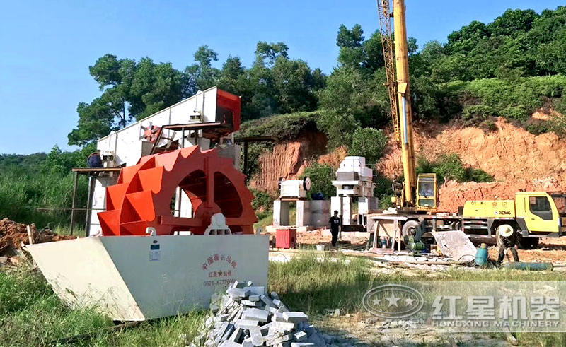 機(jī)制砂洗沙過程
