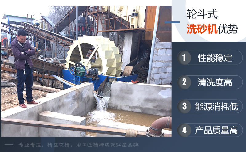 輪式洗砂機(jī)的優(yōu)勢說明