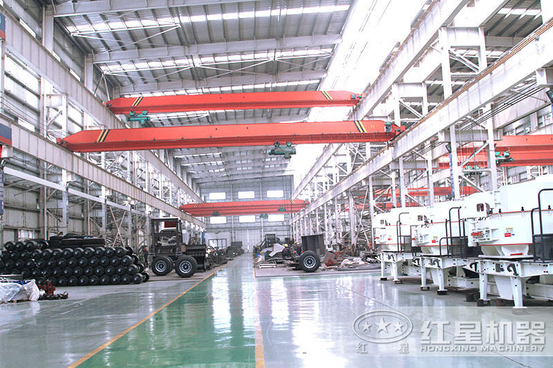 紅星機(jī)器制沙設(shè)備生產(chǎn)車間