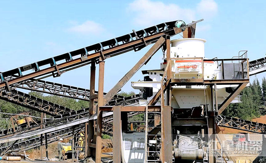 HVI制砂機(jī)生產(chǎn)現(xiàn)場(chǎng)