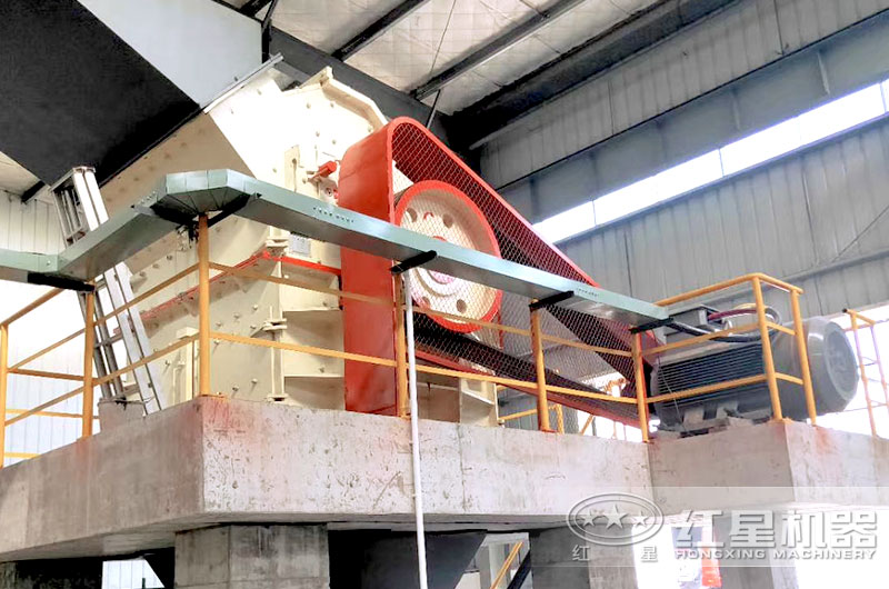 煤矸石制砂現(xiàn)場