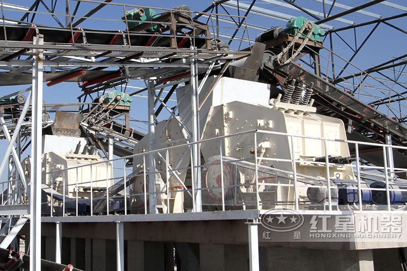 山東石料生產(chǎn)線反擊破現(xiàn)場