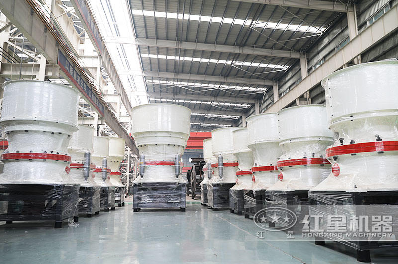 大型固定石頭破碎機(jī)車間