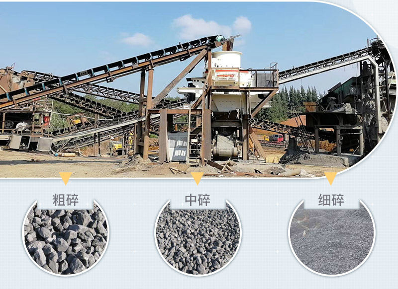 制砂機(jī)可打出不同規(guī)格的成品