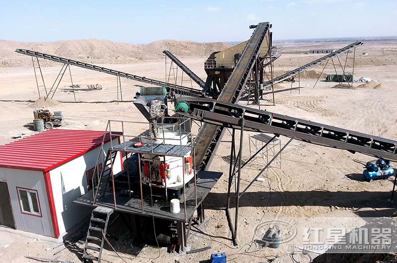 河北保定固定砂石生產(chǎn)線