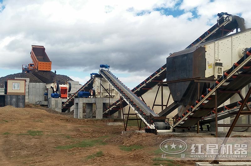 河北破碎制砂現(xiàn)場