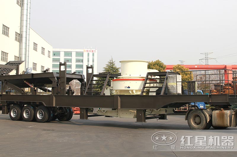 可移動(dòng)式制砂機(jī)準(zhǔn)備發(fā)貨