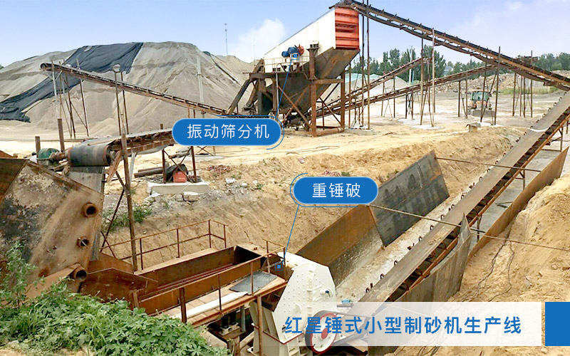 紅星小型固定式制砂生產(chǎn)線