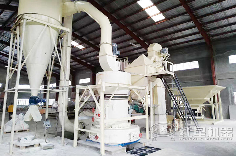 紅星設(shè)計(jì)石灰石生產(chǎn)線現(xiàn)場(chǎng)