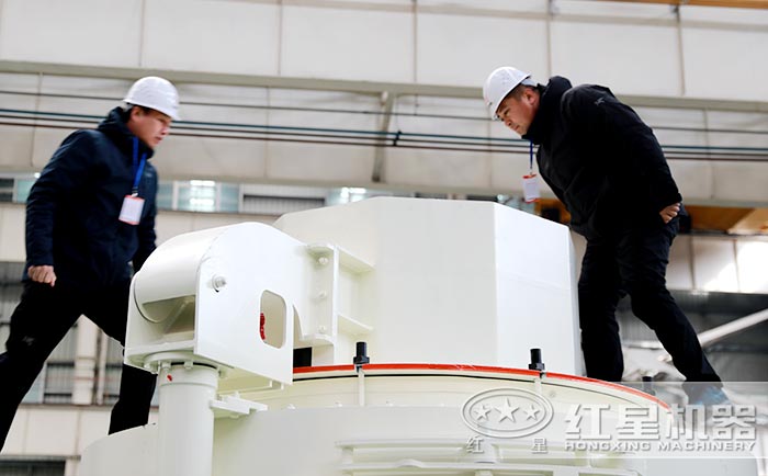 用戶參觀制砂機(jī)