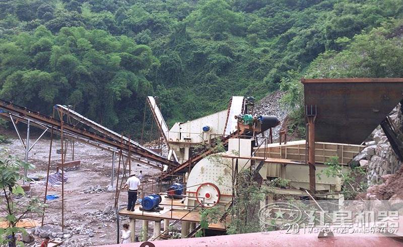 小型錘式煤矸石制砂生產(chǎn)線