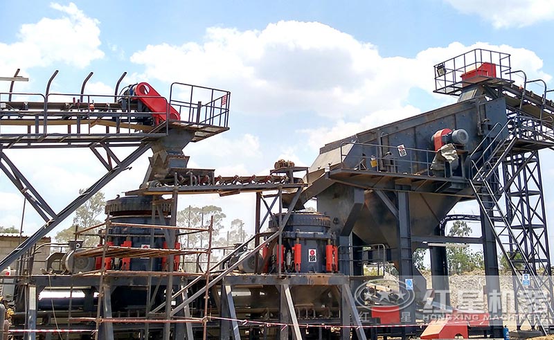 石料碎石機(jī)全套生產(chǎn)線設(shè)備現(xiàn)場(chǎng)圖