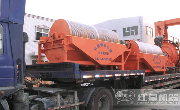 紅星機(jī)器磁選機(jī)發(fā)貨圖
