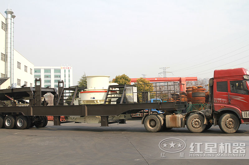 移動(dòng)式制砂機(jī)發(fā)貨