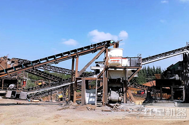 制砂現(xiàn)場實拍