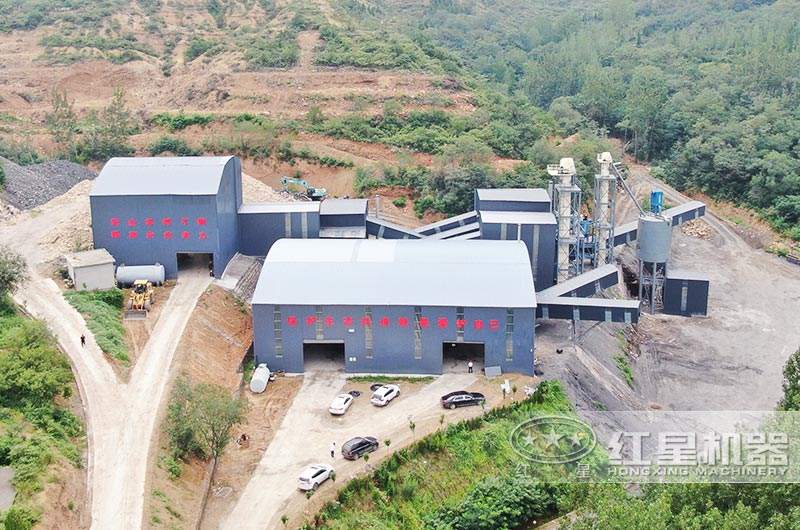 河南登封機制砂現(xiàn)場