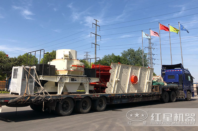 紅星石頭制砂機(jī)發(fā)貨圖