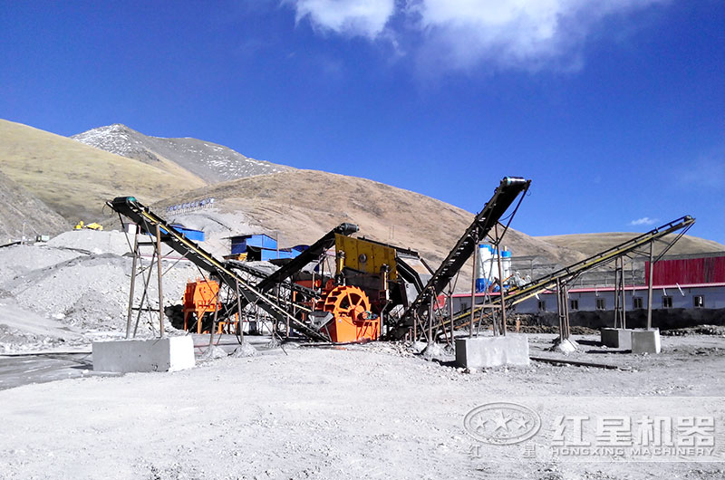 洗砂機生產現場圖