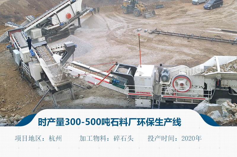 機制砂生產線現場